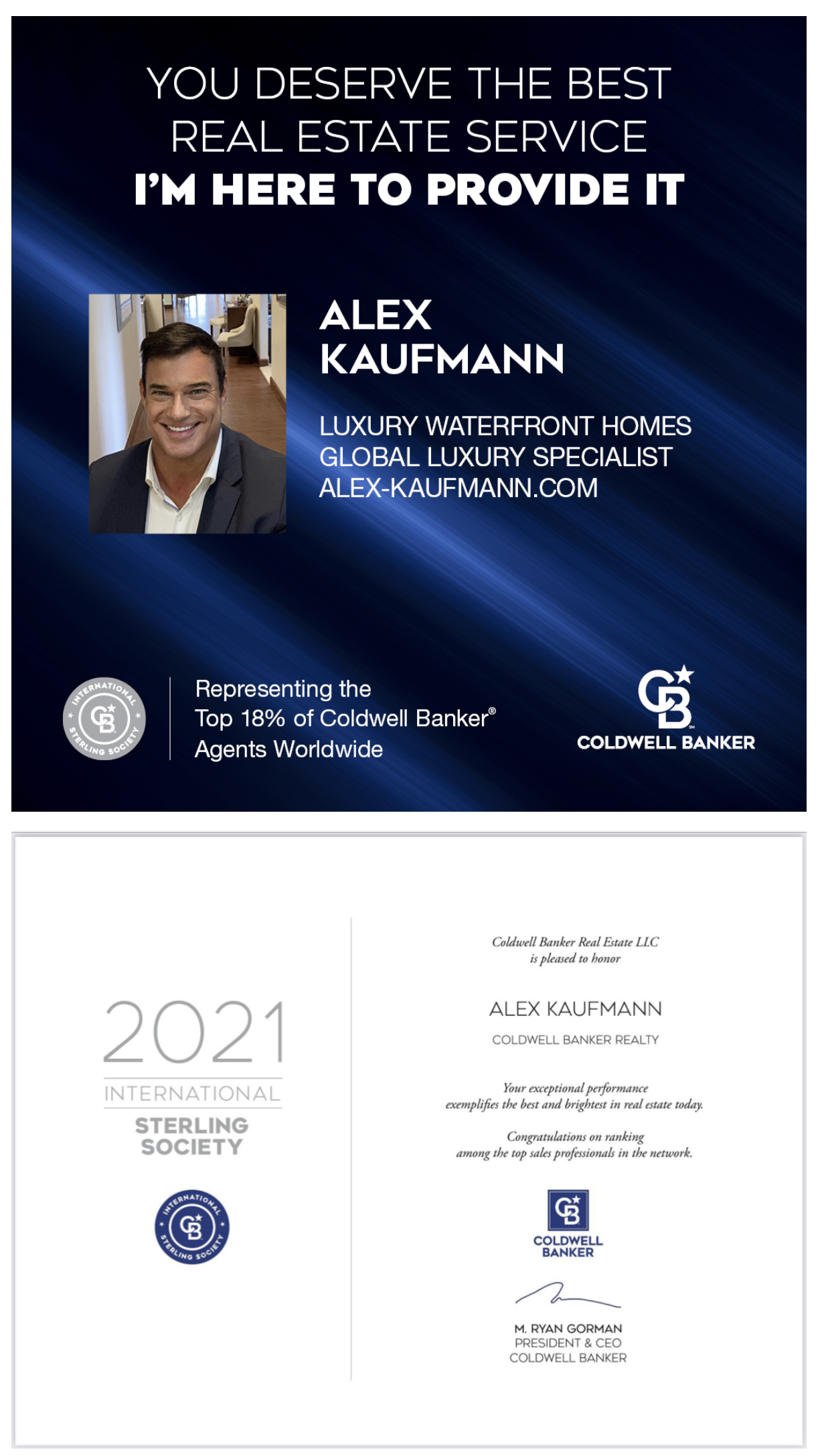 Top 18% Coldwell Banker Global Luxury